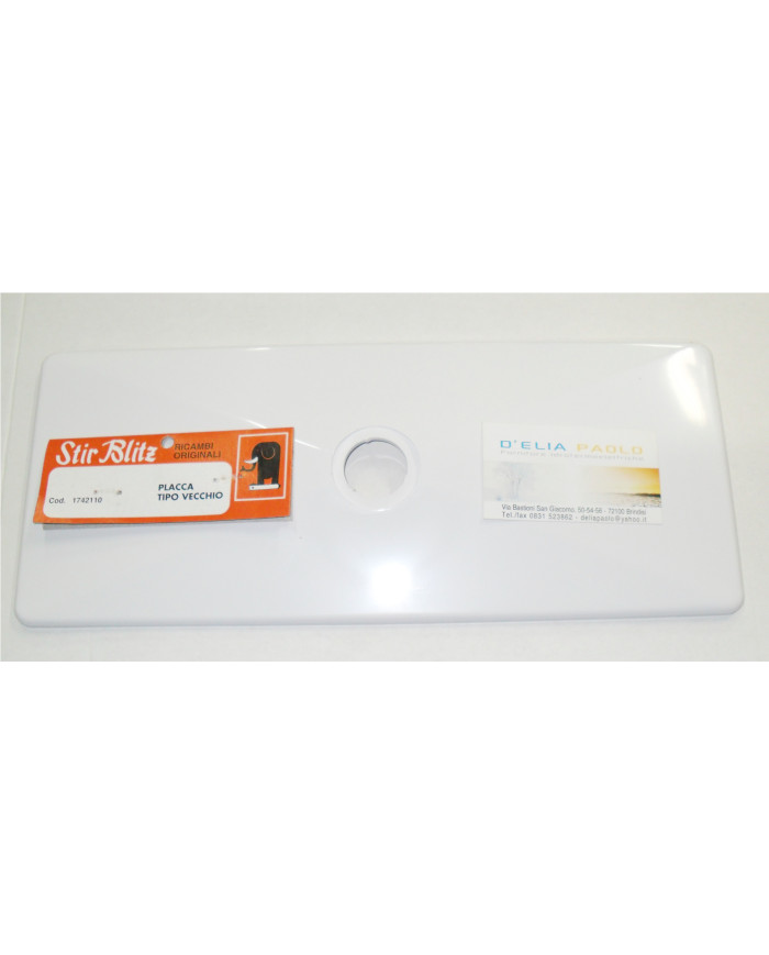 PLACCA TIPO VECCHIO BIANCA STIR FORO CENTRALE