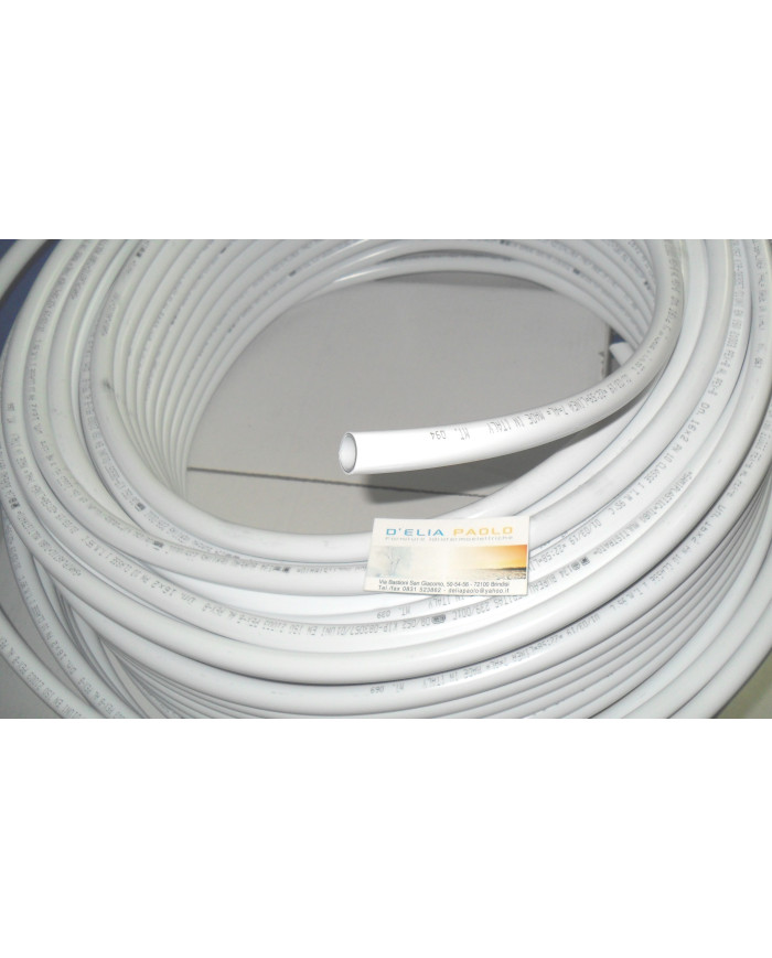 Tubo Multistrato Pex Alluminio Italiano Tubo Composito PEX-AL-PEX 25m 16x2mm Per Impianti Idraulici - Alluminio E Plastica, DVGW, Made In Italy 25 Metri Impianto - Foto 9