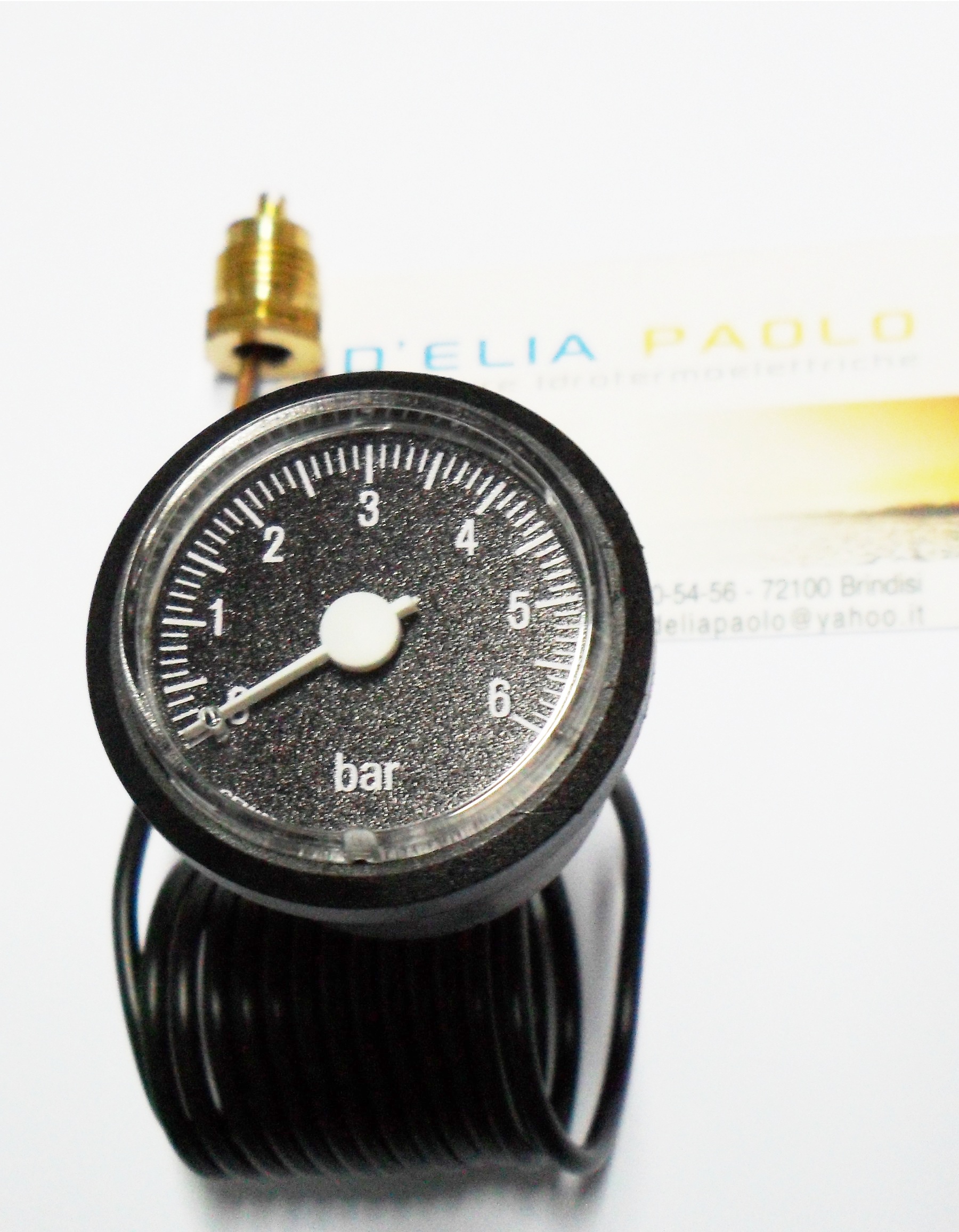 2pcs Manometro Pressione Precisa 20 PSI/1.4 bar di pressione dell'aria interna barometri 