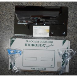 Placca Per Cassetta Hidrobox Line Quadra Cromata